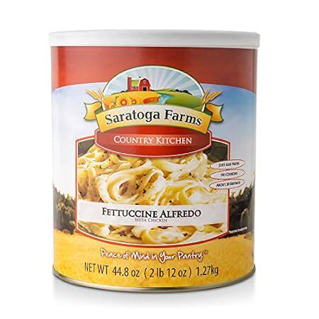 Saratoga Farms Chicken Fettuccine Alfredo， Freeze-Dried M