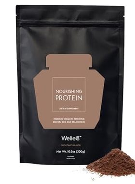WelleCo， Nourishing Protein， Premium Organic Sprouted Bro