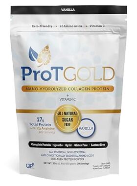 Collagen Protein Powder， 17g Protein Nano-Hydrolyzed Gras