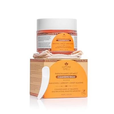 Nature Spell Papaya Cleansing Balm， Makeup Remover For Al