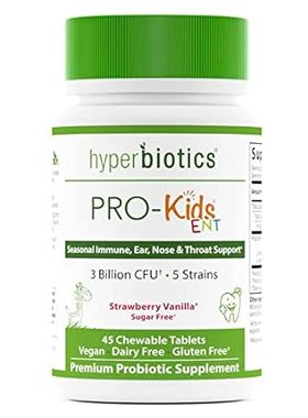 Hyperbiotics ENT Probiotic for Kids | Vegan Supplement fo