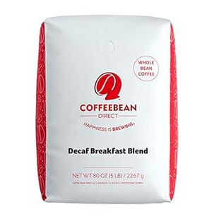 Coffee Bean Direct Decaf Breakfast Blend， Whole Bean Coff