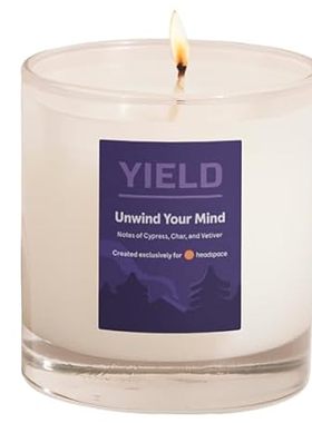 Yield Headspace - Organic Coconut Wax Candles - Scented C