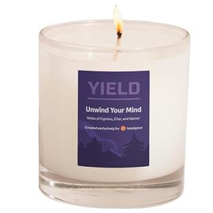 Yield Headspace - Organic Coconut Wax Candles - Scented C