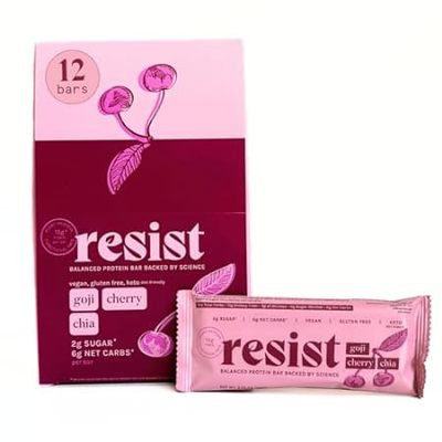 Resist Low Glycemic Protein Bars - Goji Cherry Chia | Cli
