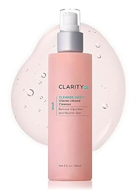 ClarityRx Cleanse Daily Vitamin-Infused Face Wash， Natura