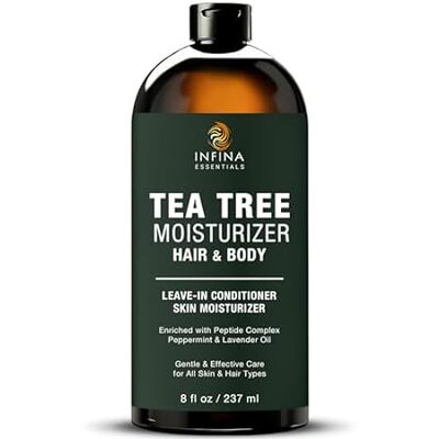 Tea Tree Hair and Body Moisturizer - Hydrating with Pepti