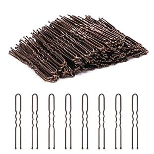 U Shaped Hair Pins， 200 Count Buns Waved Hair Pins for Up