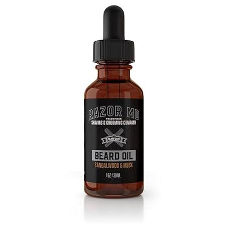 Natural Beard Oil for Men with Fast Absorbing Formula and