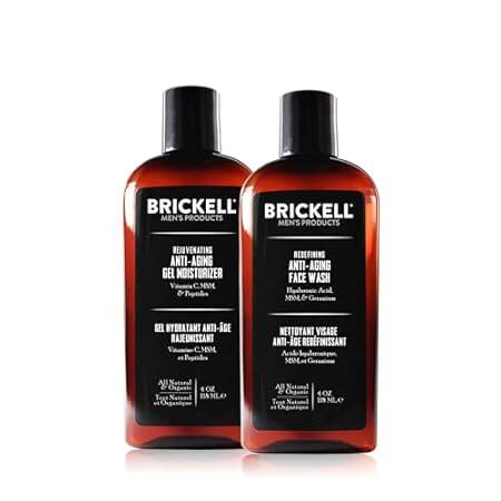 Brickell Men's Products Enhancing Gel Anti-Aging Routine，