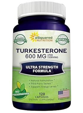 aSquared Nutrition Turkesterone Supplement 600mg - 120 Ca