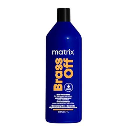MATRIX Brass Off Blue Conditioner | Removes Brassy Orange