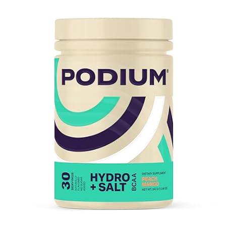 Podium Nutrition， Instantized BCAA Powder， Hydro and Salt
