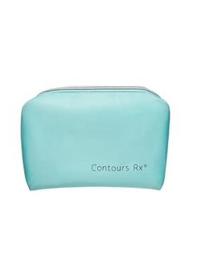 Contours RX Cosmetic Bag - Stain-Resistant Nylon Makeup B