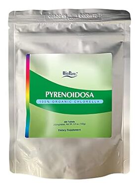 BioPure Chlorella Pyrenoidosa – 100% Organic， Cracked-Cel