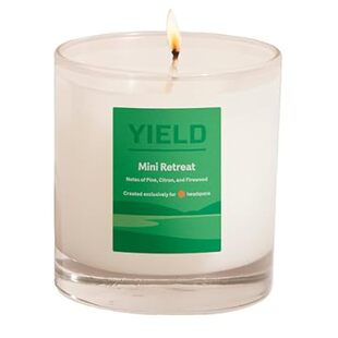 Yield - Mini Retreat Organic Coconut Wax Candle - Firewoo