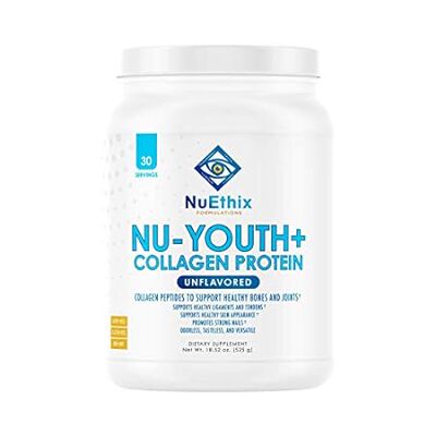 NuEthix Formulations Nu-Youth + Collagen Protein， Collage