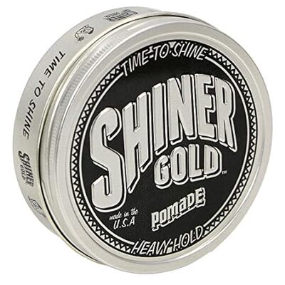 Shiner Gold Pomade | Strong Hold | High Shine | Water-bas