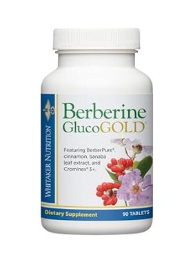Dr. Whitaker’s Berberine GlucoGold Supplement with 1500 m