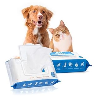 Dog Wipes for Dogs Cats， 200 Count All Purpose Cleaning P