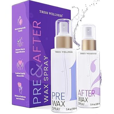 Tress Wellness Pre Wax Cleanser and After Wax Care - Pre