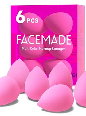 6 PCS Makeup Sponges Set， Makeup Sponges for Foundation，