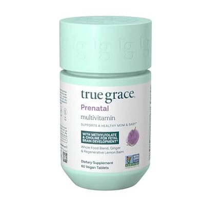 True Grace Prenatal Multivitamin - 60 Vegan Tablets - Sup
