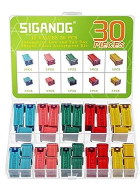 SIGANDG Jcase Fuse Assortment 20A 30A 40A 50A 60A High/ST