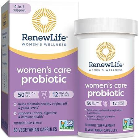 Renew Life Women's Probiotic Capsules， 50 Billion CFU Gua