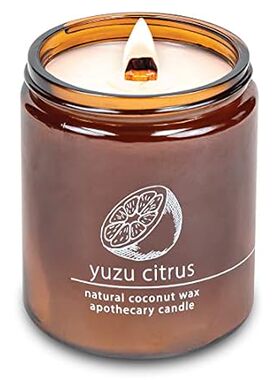 Hemlock Park Crackling Wood Wick Candle Handcrafted with