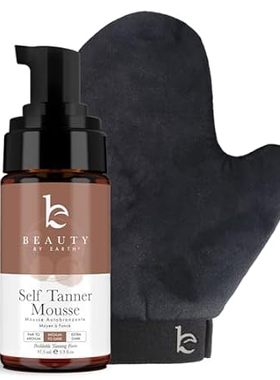 Self Tanner Tanning Mousse Kit - USA Made with Natural &a
