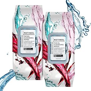 Face Wipes | Retinol Facial Cleansing and Gentle Make Up