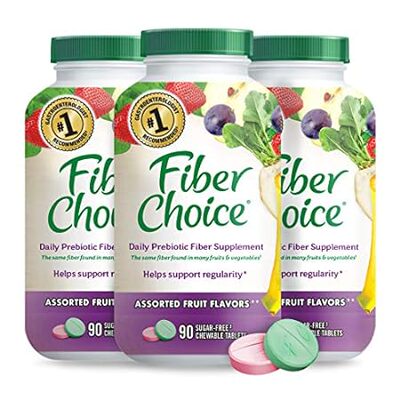Fiber Choice Daily Prebiotic Fiber Chewable Tablets， Asso