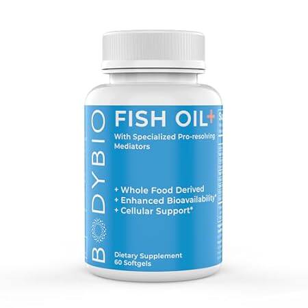 BodyBio Fish Oil+ with Specialized Pro-resolving Mediator