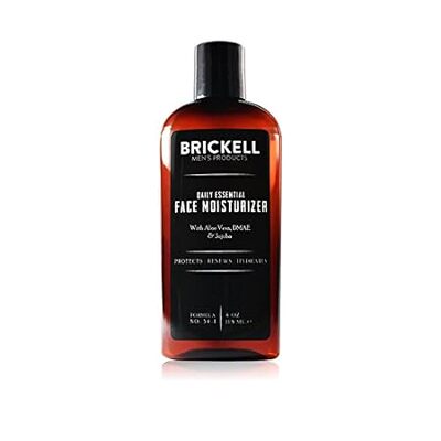Brickell Men's Daily Essential Face Moisturizer for Men，