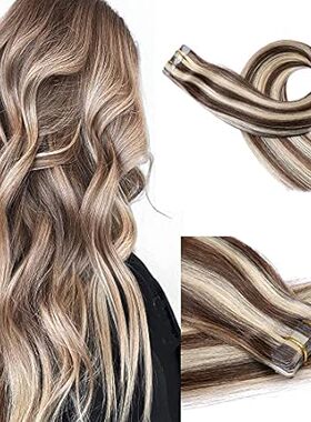Tape in Hair Extensions Human Hair， Real Human Hair Exten