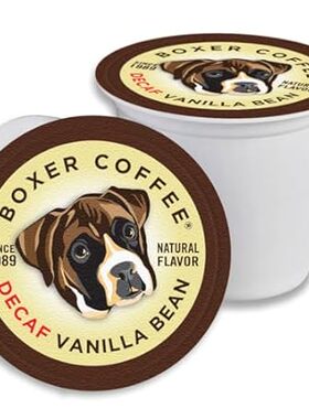 Boxer Coffee 52 Count Decaf Vanilla Bean Swiss Water Proc