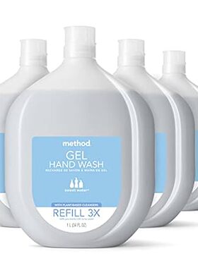 Method Gel Hand Soap Refill， Sweet Water， Recyclable Bott