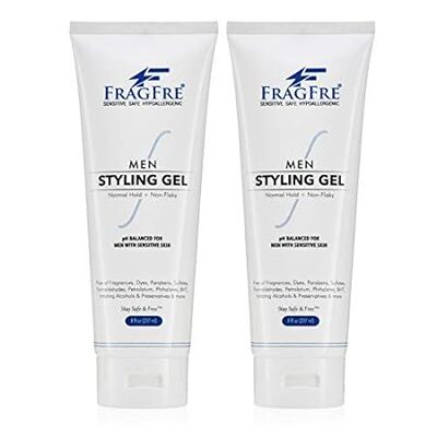 Hair Gel for Men Firm Hold 8 oz (2-Pack Gift Set) - Mens