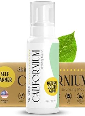 Skinerals Self Tanner Mousse - Natural Self Tan， Streak-F