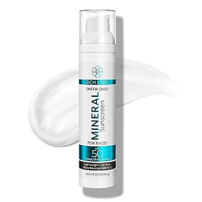 UV Sheer Daily Facial Mineral Sunscreen， SPF 50 Moisturiz