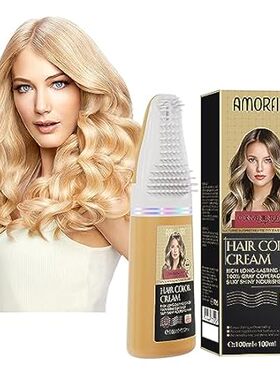 Golden Blonde Hair Dye - Permanent Hair Color 100% Grey C