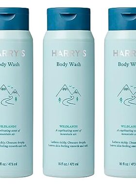 Harry's Men's Body Wash Shower Gel - Wildlands， 16 Fl Oz