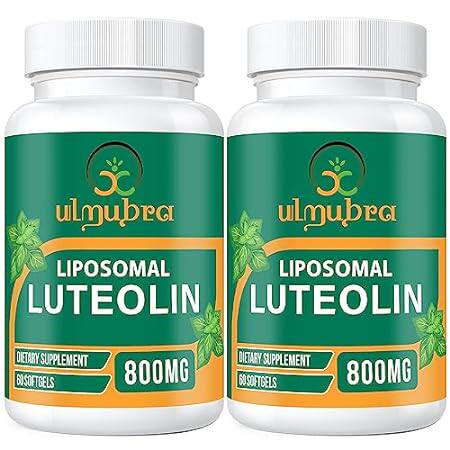 800MG Liposomal Luteolin Supplement - Maximum Absorption，