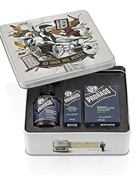 Proraso Beard Care Kit Gift Set for Men with Beard Wash，