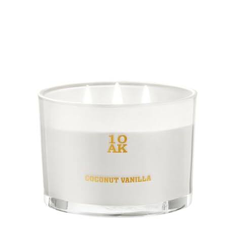 Coconut Vanilla Candle | 3 Wick Candle (12.4oz) | Aesthet - 实物图