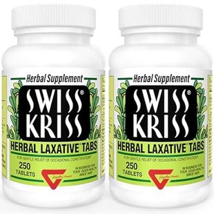 Swiss Kriss Herbal Laxative Tablets， Natural Laxatives fo