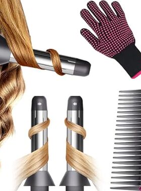 Automatic Curling Wands Attachments with 2 Curlers for Dy