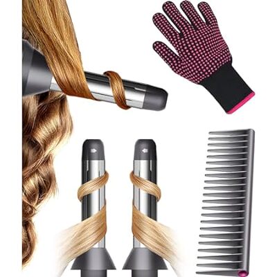 Automatic Curling Wands Attachments with 2 Curlers for Dy