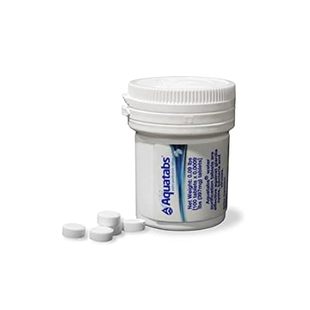 Aquatabs 397mg Water Purification Tablets (100 Pack). Wat
